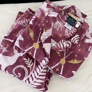 Harry Potter Patronus Damask Organic Flannel Pajama Set